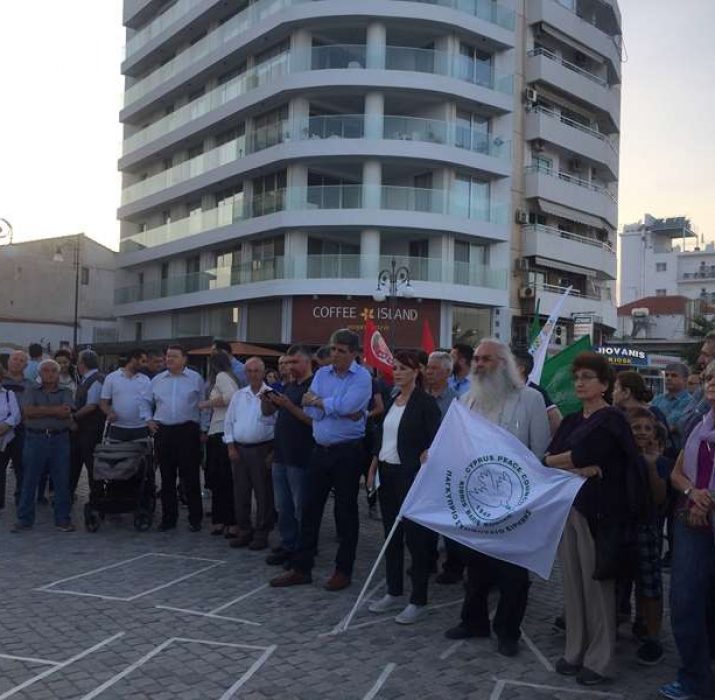 Larnaka’da NATO karşıtı eylem