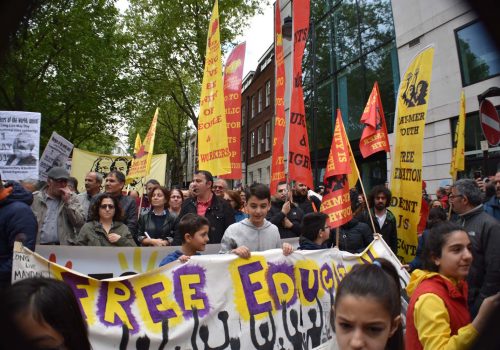 Turkish and Kurdish communities marched on Workers’ Day