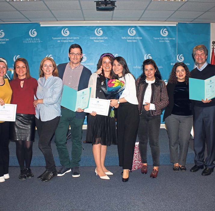 Turkish language graduates are handed their diplomas in London