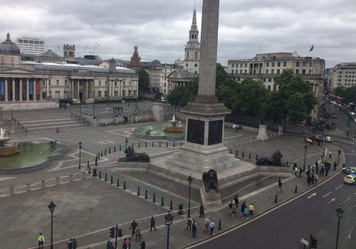 Trafalgar Meydanı boşaltıldı