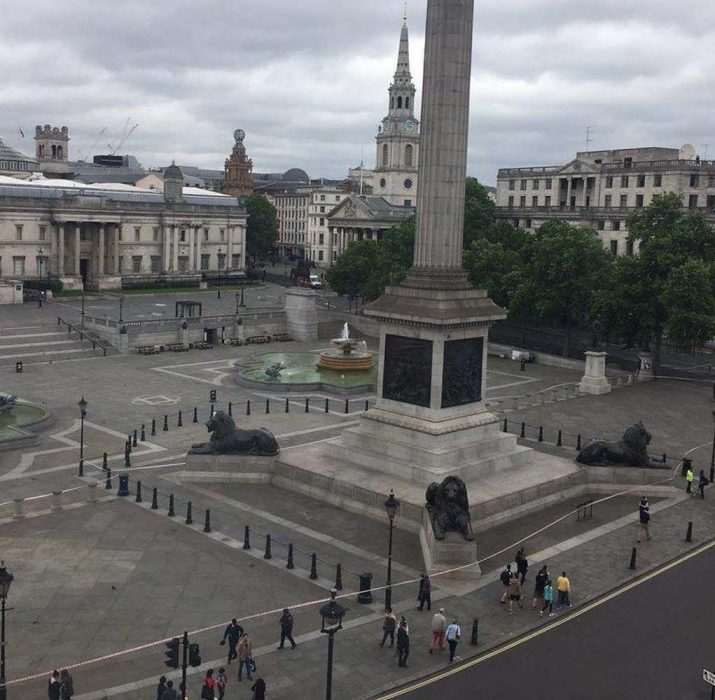 Trafalgar Meydanı boşaltıldı
