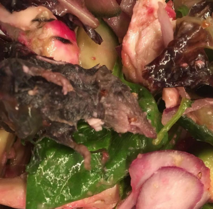 Şok: Tesco’da organik salatadan fare çıktı