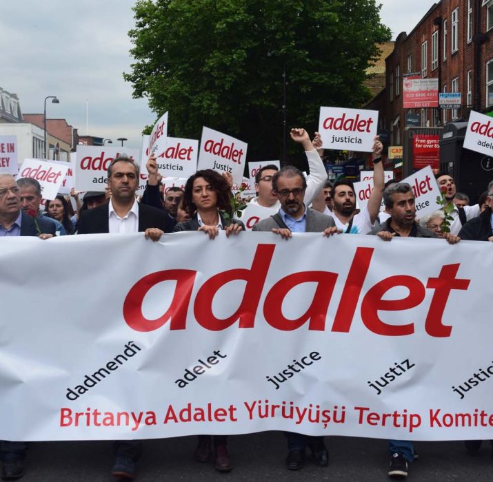 London joins the “Justice March” of Turkey