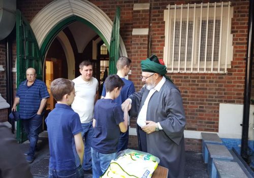 Eid greetings took place at New Peckham Mosque