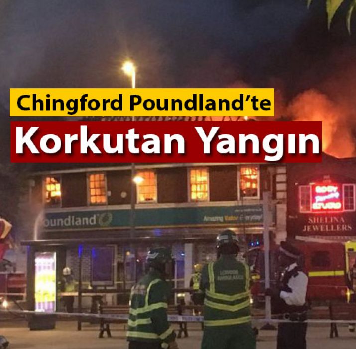 Chingford Poundland’te çıkan yangın korkuttu (VIDEO)