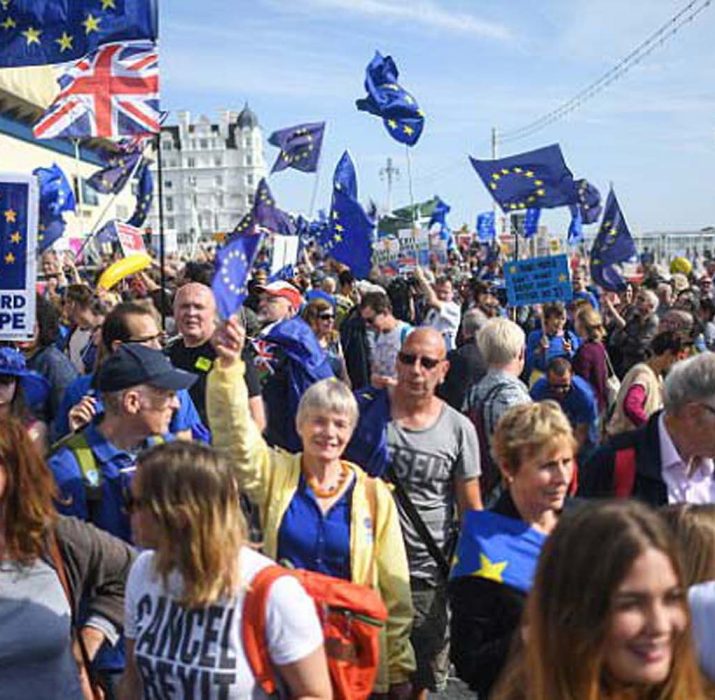 İngiltere’de Brexit karşıtı protesto