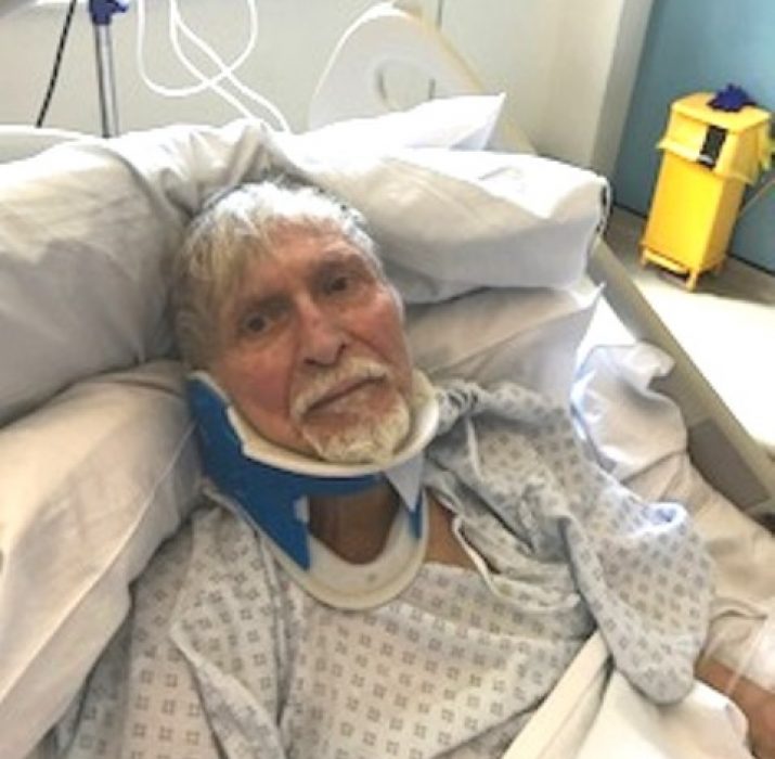 Turkish old age pensioner suffering from cancer attacked