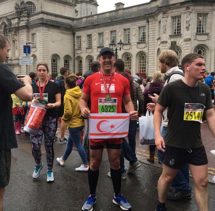 Cardiff Yarı Maratonu’nda Kıbrıslı bir Türk