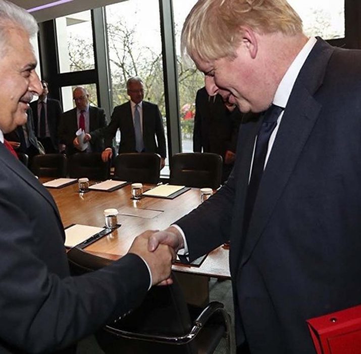 Başbakan Yıldırım, Johnson ile görüştü