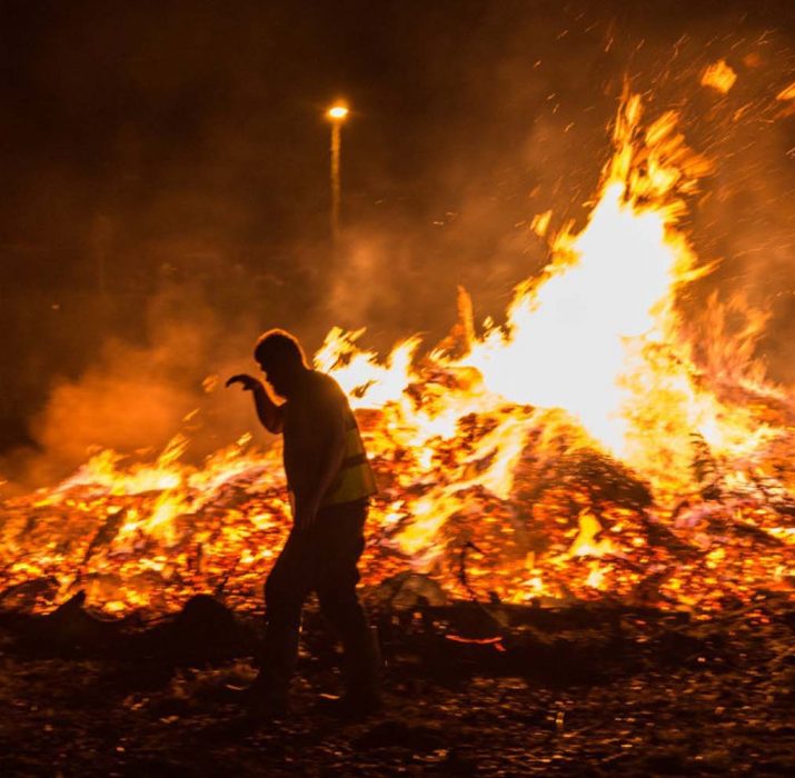 ‘Bonfire Night’ festival was the scene of colourful images