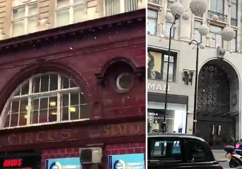 Londra’da “kar yağdı” haberi sahte çıktı (VIDEO)