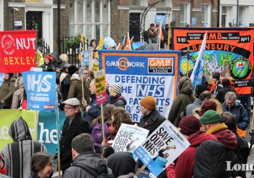 NHS protestolarına Day-Mer’den destek