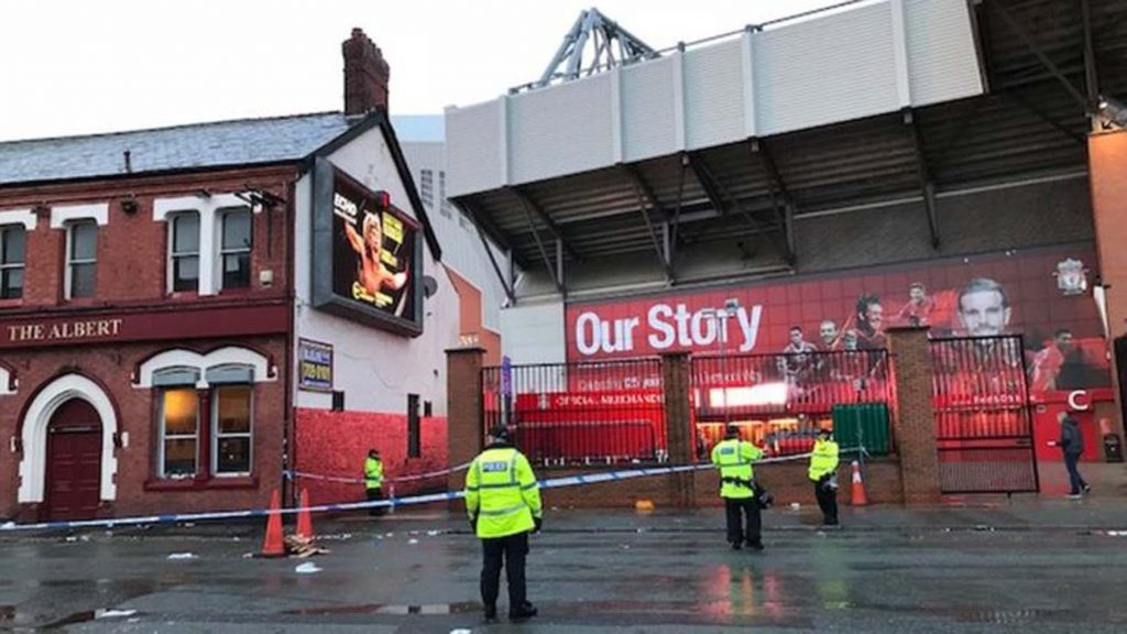 Man critical after Anfield attack before Liverpool-Roma clash