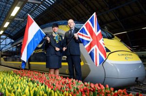 First ever London to Amsterdam Eurostar service sets off