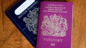 UK blue passports will be produced in France