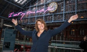 Tracey Emin’s neon sign is up