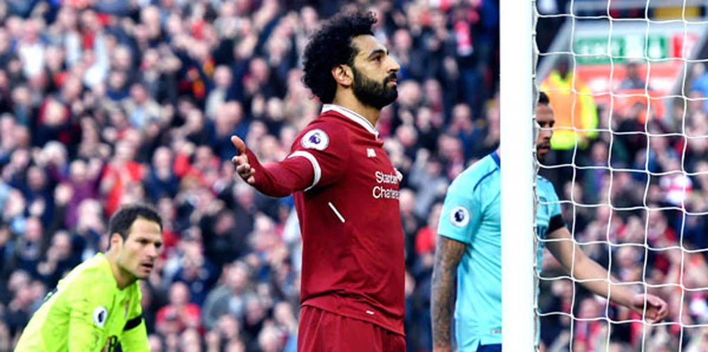 Liverpool kazandı, Salah rekor kırdı