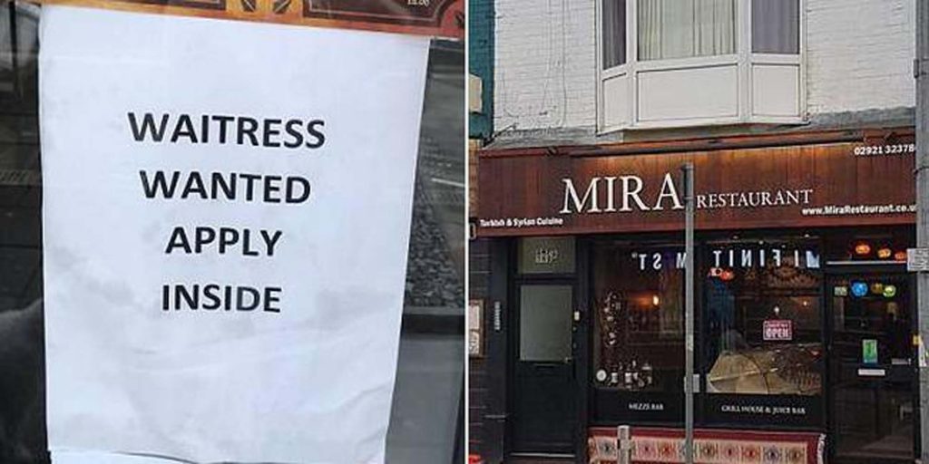 İngiltere’deki Türk restoranına ‘cinsiyet ayrımcılığı’ suçlaması