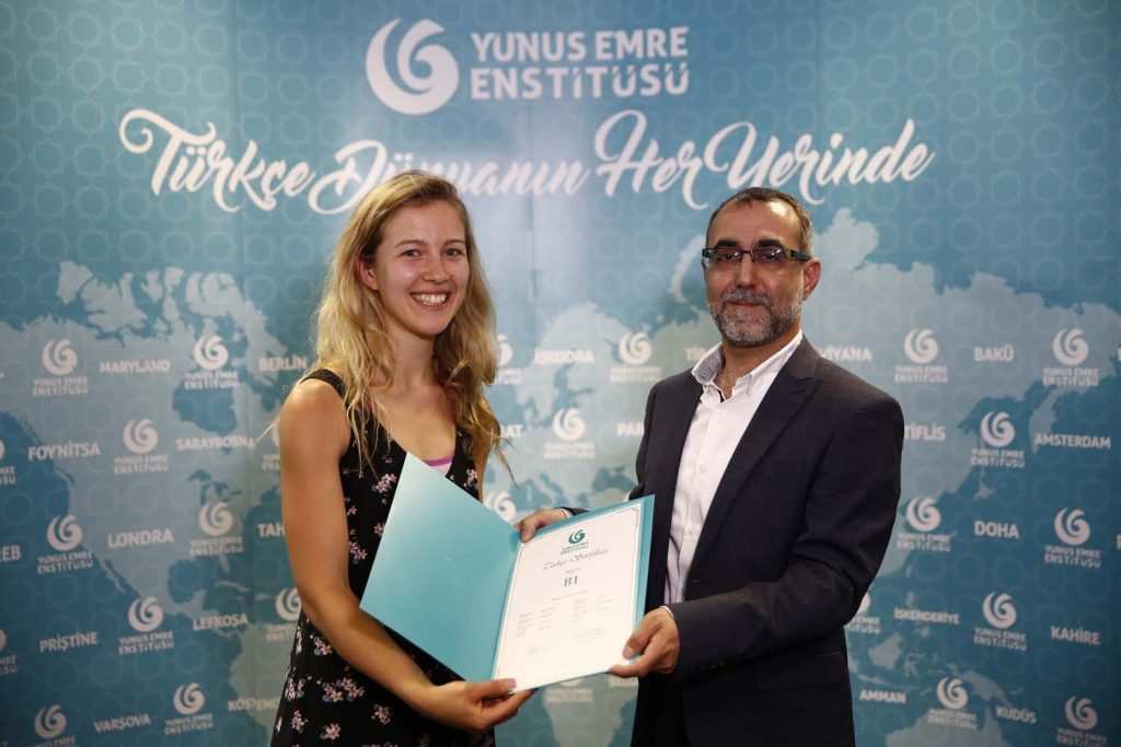 Turkish course certificate ceremony in London  