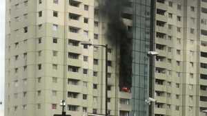 Flat fire occurred in Edmonton