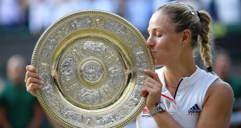 Wimbledon’da şampiyon Angelique Kerber oldu