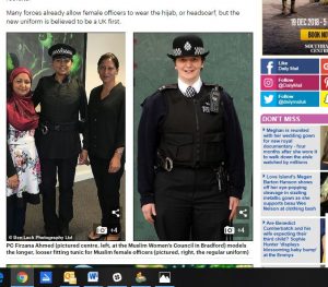 New police inform designed for Muslim women