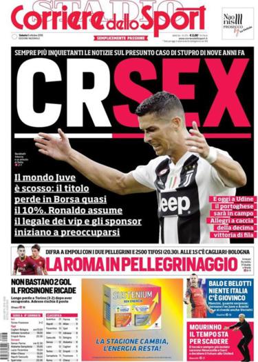 Juventus tecavüz iddialarına karşı Ronaldo’yu savundu