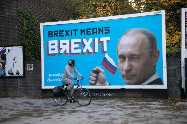 Aktivistlerden ‘Putin’li Brexit eleştirisi