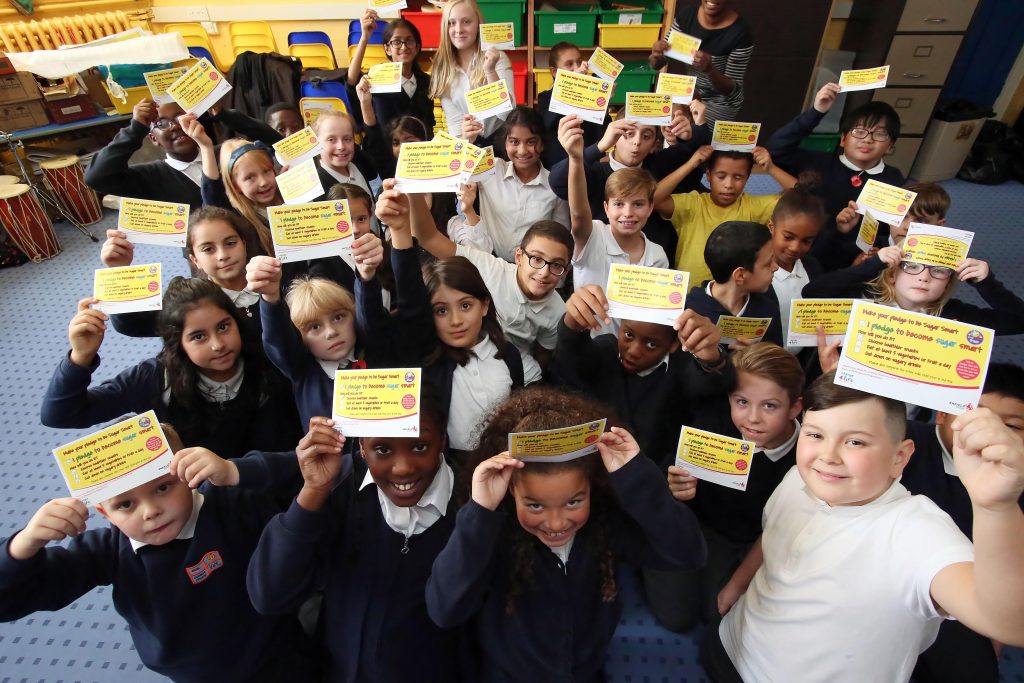Pupils in Enfield promise to cut down on sugar