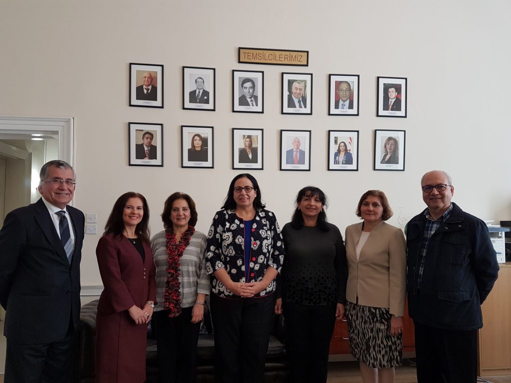 İngiltere Kıbrıs Türk Mühendisler Birliği, Tuncalı’yı ziyaret etti