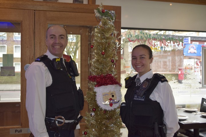 Christmas breakfast held by Stoke Newington Police