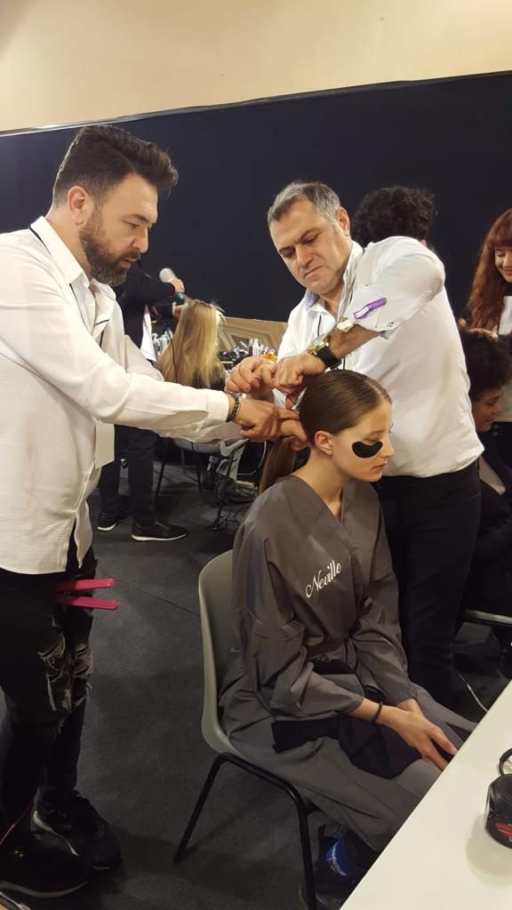 Hairdressers from London participated at Paris Fashion Week