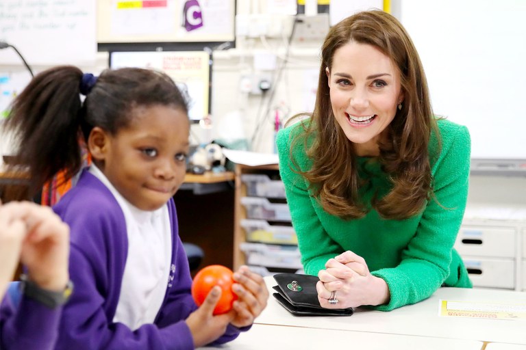 Kate Middleton visits Lavender Primary school