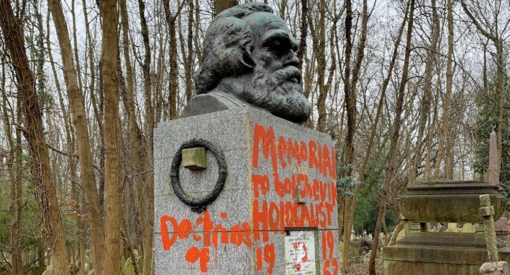 Karl Marx’ın mezarına son iki haftada 2’nci saldırı