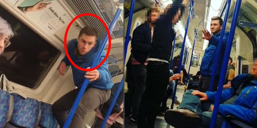 Man filmed acting like a monkey in racist incident