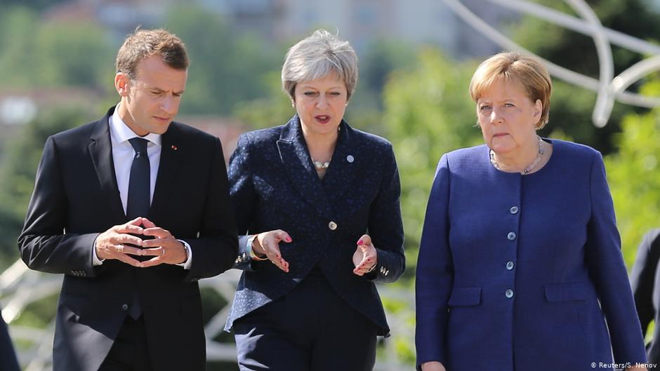 İngiltere Başbakanı Merkel ve Macron’la görüşecek