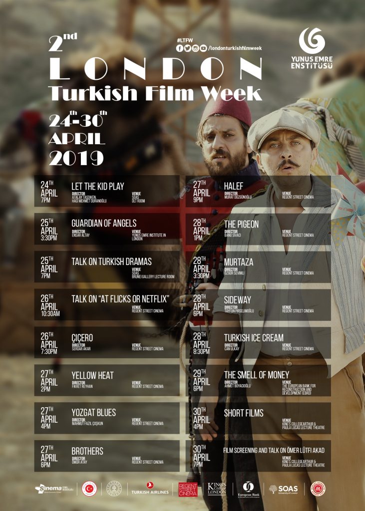 Yunus Emre Enstitüsü 2. Türk Filmleri haftası başlıyor