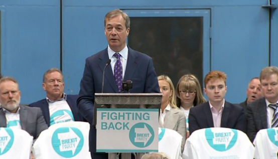 Nigel Farage launches new ‘Brexit Party’