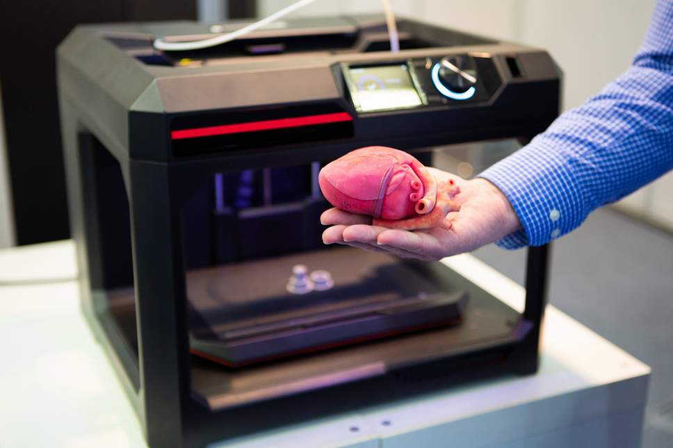 First ever human tissue 3D heart printed