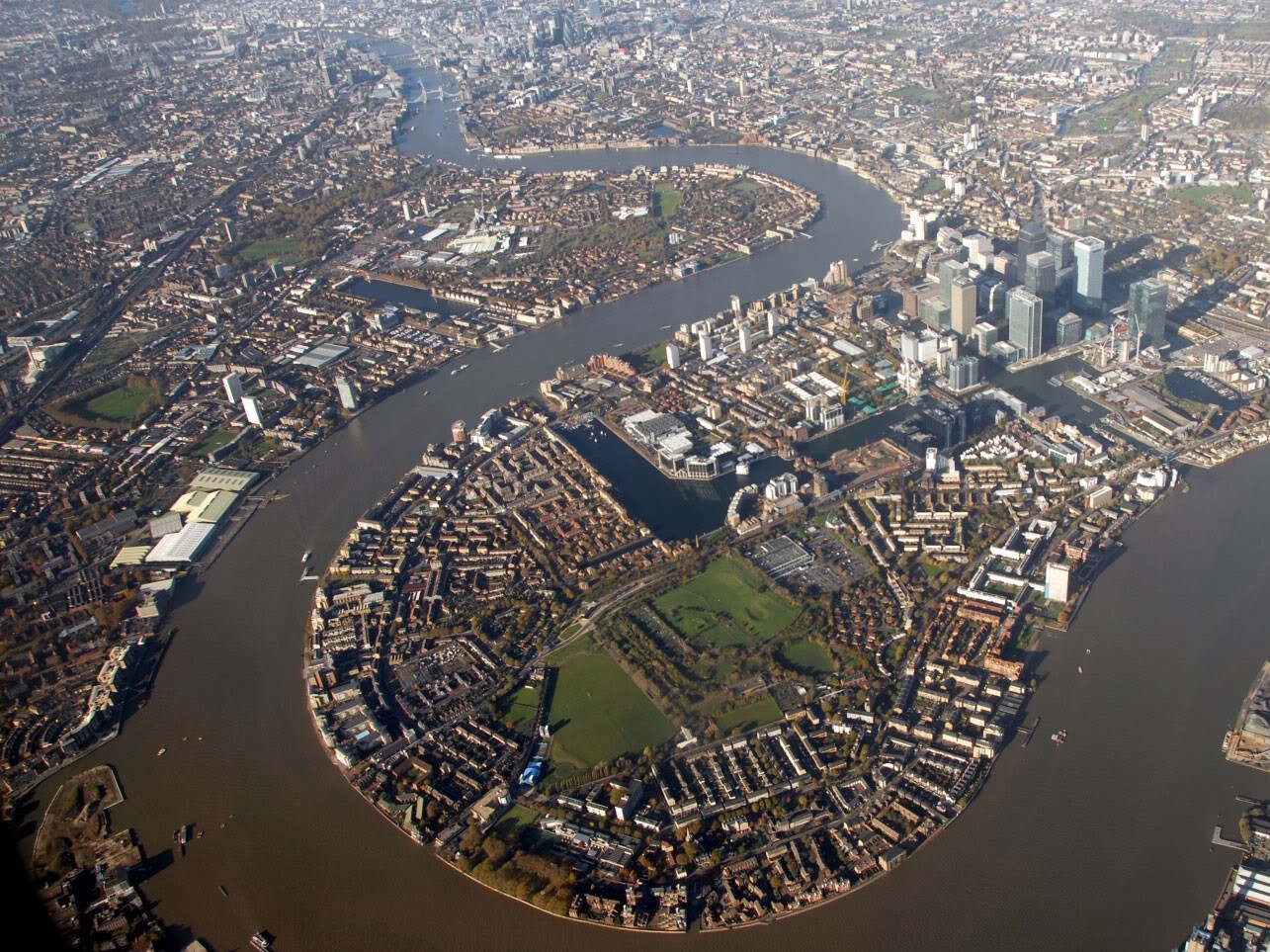 Best place to live in London Isle of Dogs Londra Gazete