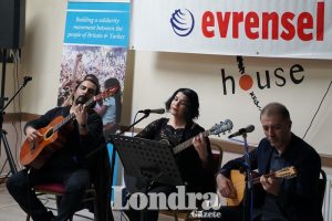Joining together in a show of support for Evrensel