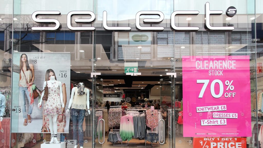 Fashion chain Select goes into administration