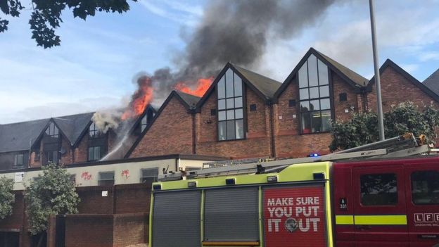 125 firefighters are tackling blazing fire at Walthamstow Mall