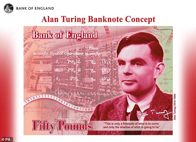 Britain’s WWII code-breaking hero Alan Turing will be next face on £50 note