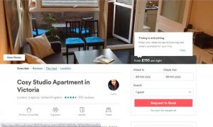 Belediye evini Airbnb ile kiralayan kişiye 100 bin pound ceza