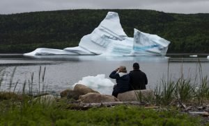 Kanada’da yok olma tehlikesi altındaki buzdağları, turist akınına uğradı