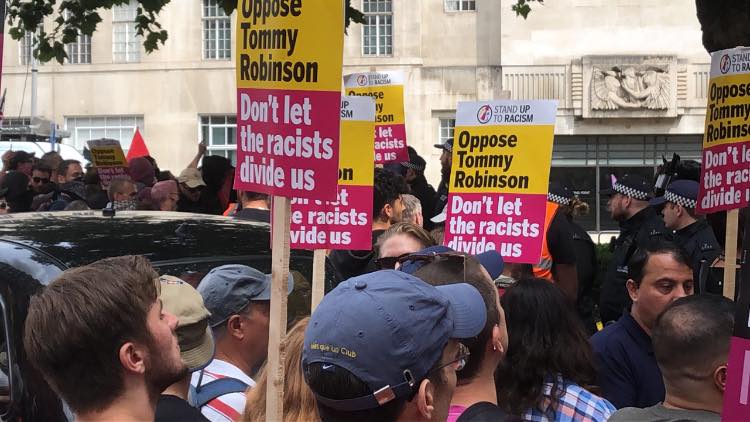 Day-Mer marched with Stand Up to Racism