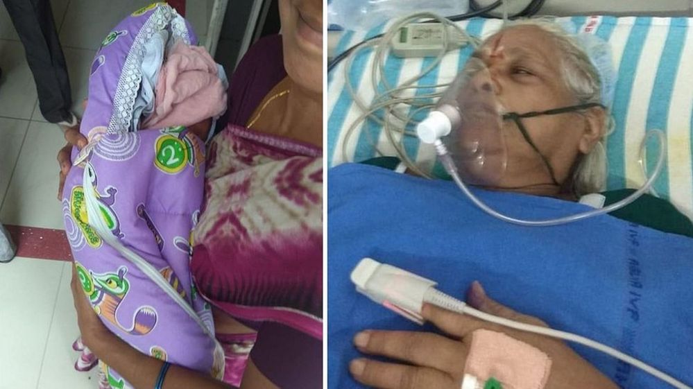 73 yaşındaki kadın ikiz doğurdu 82 yaşındaki baba ertesi gün inme geçirdi