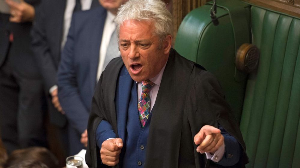 Bercow blocks a vote on Johnson’s deal
