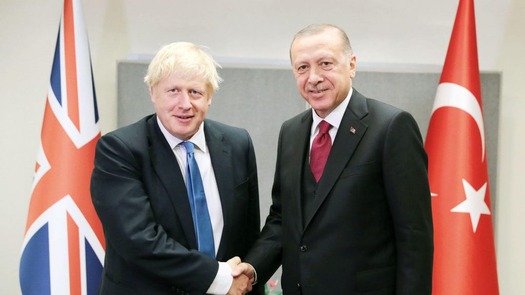 Erdoğan ile Johnson Amerika’da bir araya geldi